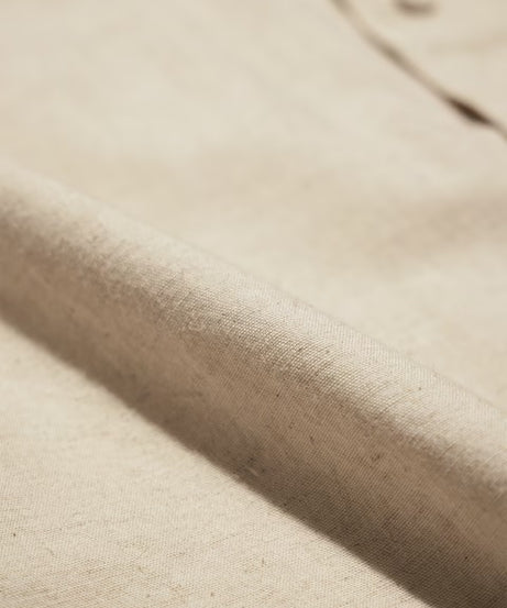 Cotton Linen Beige Cotton Linen Shirts
