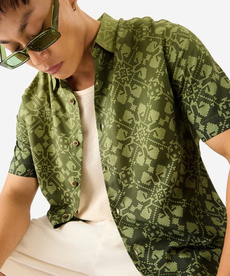 Ombre Cactus Holiday Shirts