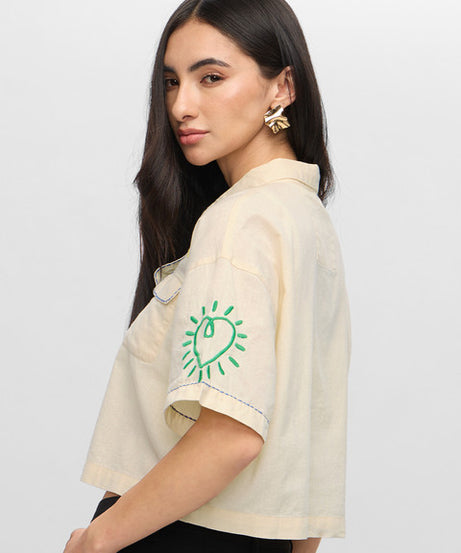 Sunshine Women Cropped Shirts