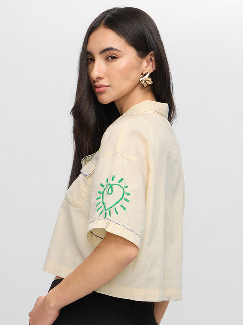 Sunshine Women Cropped Shirts