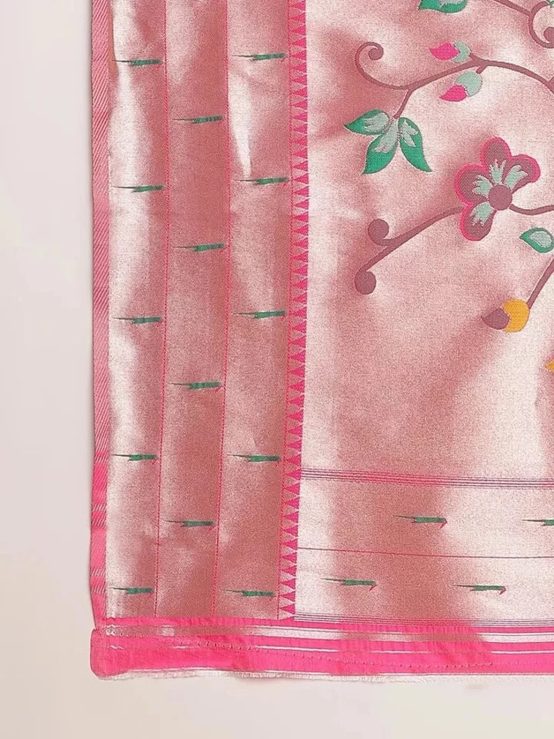 Pure Soft Banarasi Silk Heavy Saree With Blouse