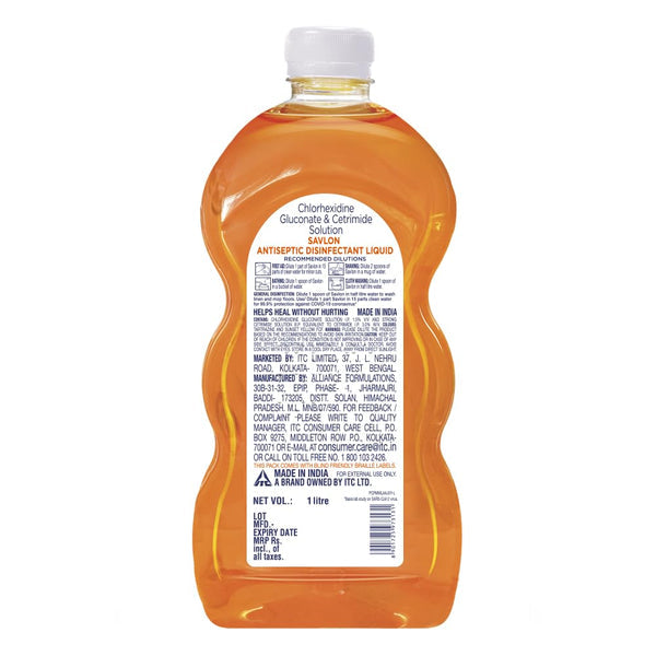 Savlon disinfectant liquid (pack of 2x 100ml)