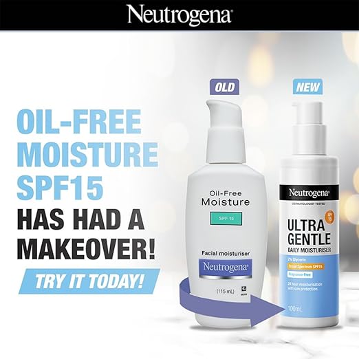 Neutrogena Oil Free Face Moisturizer SPF 15 For Long Lasting - 100ml