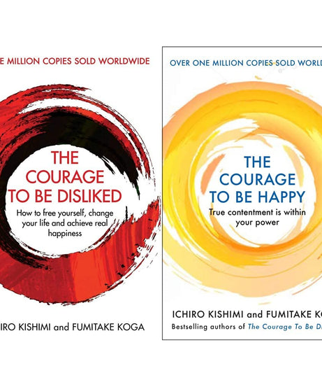 The Courage To Be Disliked + Courage To Be Happy  -Paperback