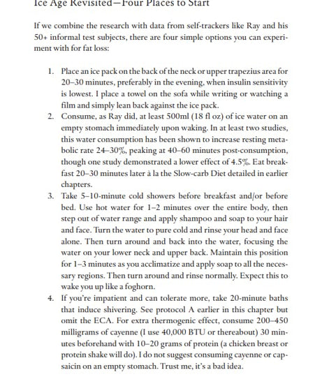 The 4-Hour Body paperback