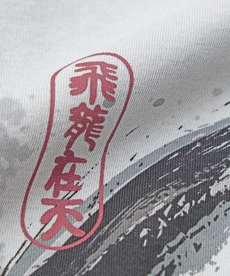 Kung Fu Panda Inky Warrior Women Oversized Hoodies