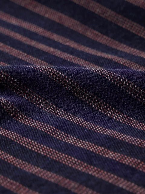 Indigo Stripes Men Relaxed Shirts