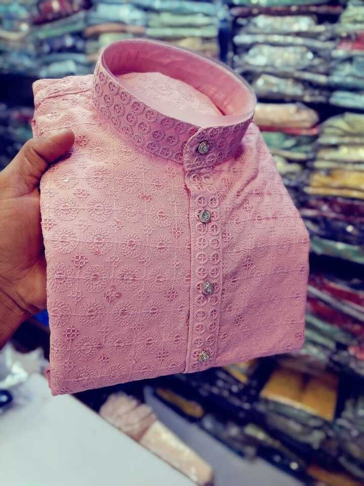 Rayon Kurta With Cotton Pajama For Men's