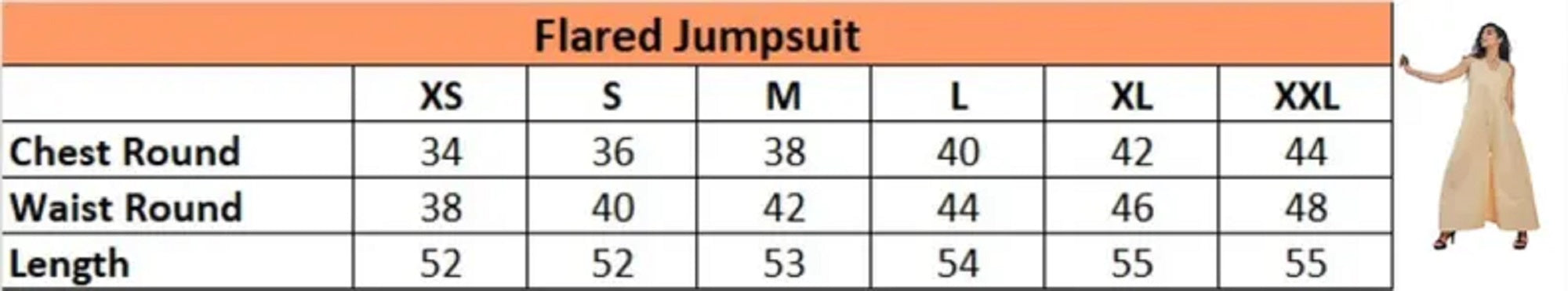 Linen Flared Jumpsuit