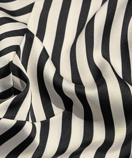 Satin Shirt Phantom Stripes Women Shirts