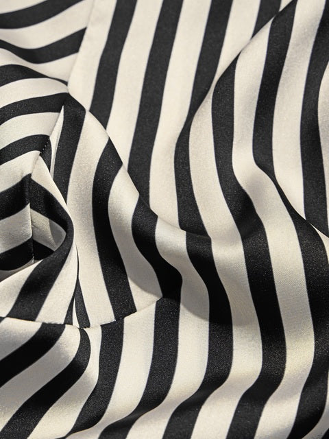 Satin Shirt Phantom Stripes Women Shirts