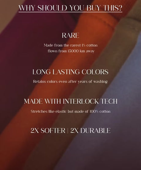 Light Lavender Supima Full Sleeve Henley T-Shirts