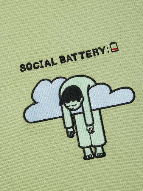 Ottoman Social Battery Oversized T-Shirts