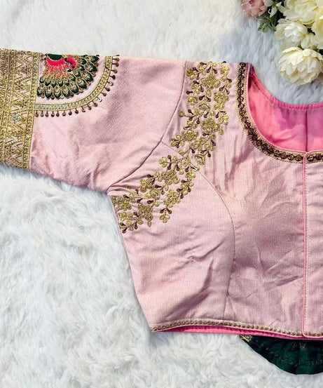 Raspberry Silk Blouse