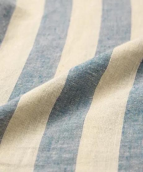 Cotton Linen Stripes Coastal Shirts