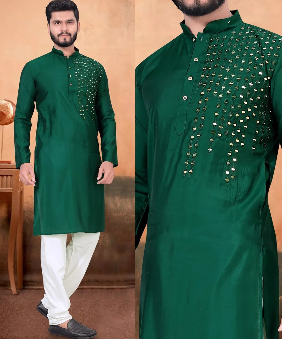 Viscose with kurta pajama set For Men's