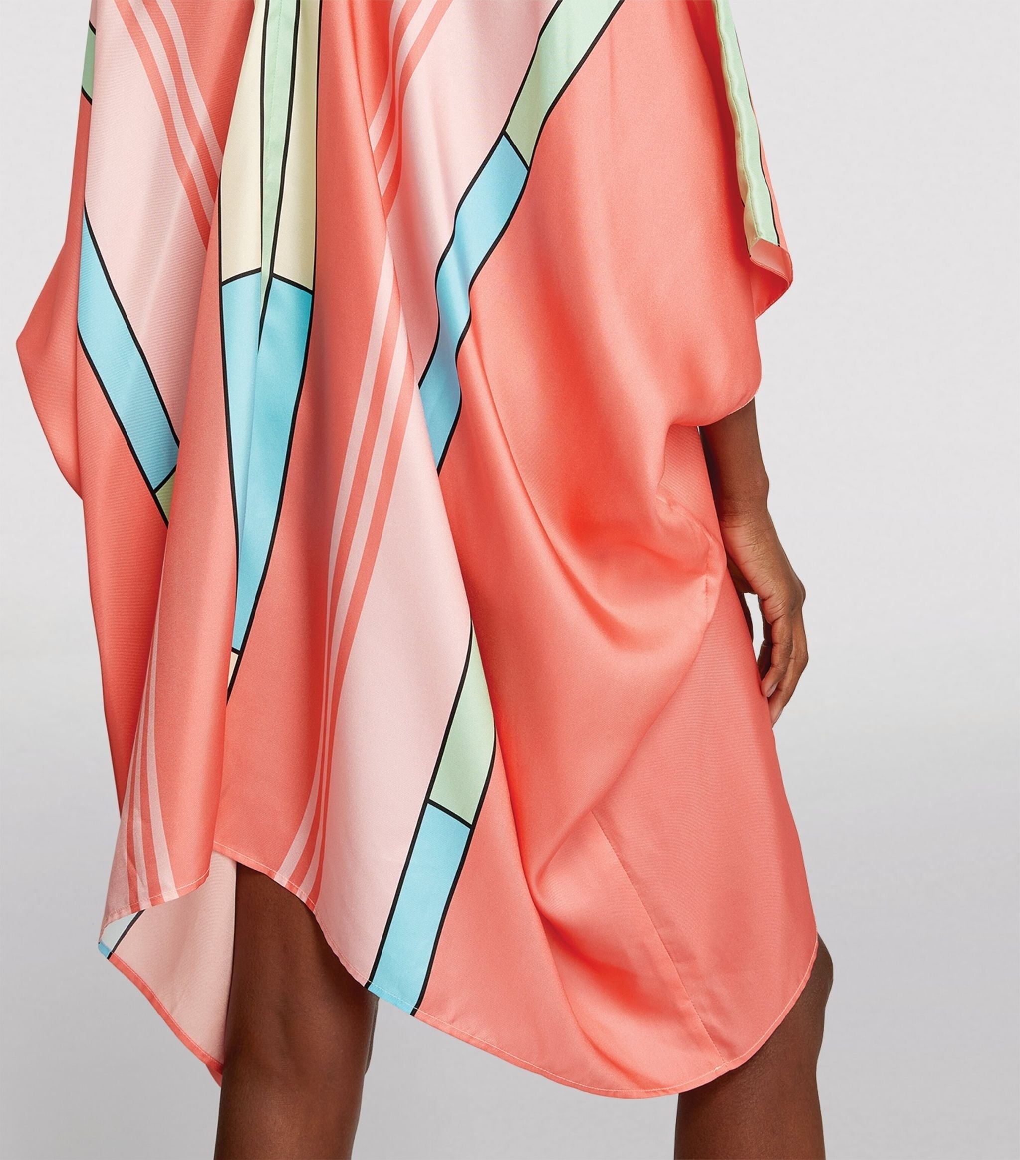 Soft Satin Silk Kaftan, Casual Wear Caftan For Women's