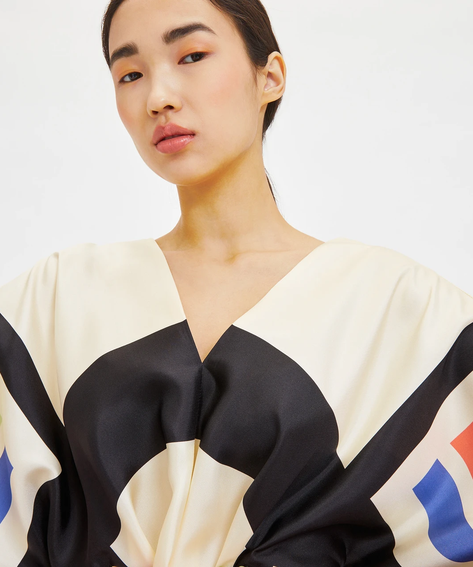 Soft Satin Silk Kaftan, Casual Wear Caftan For Women's