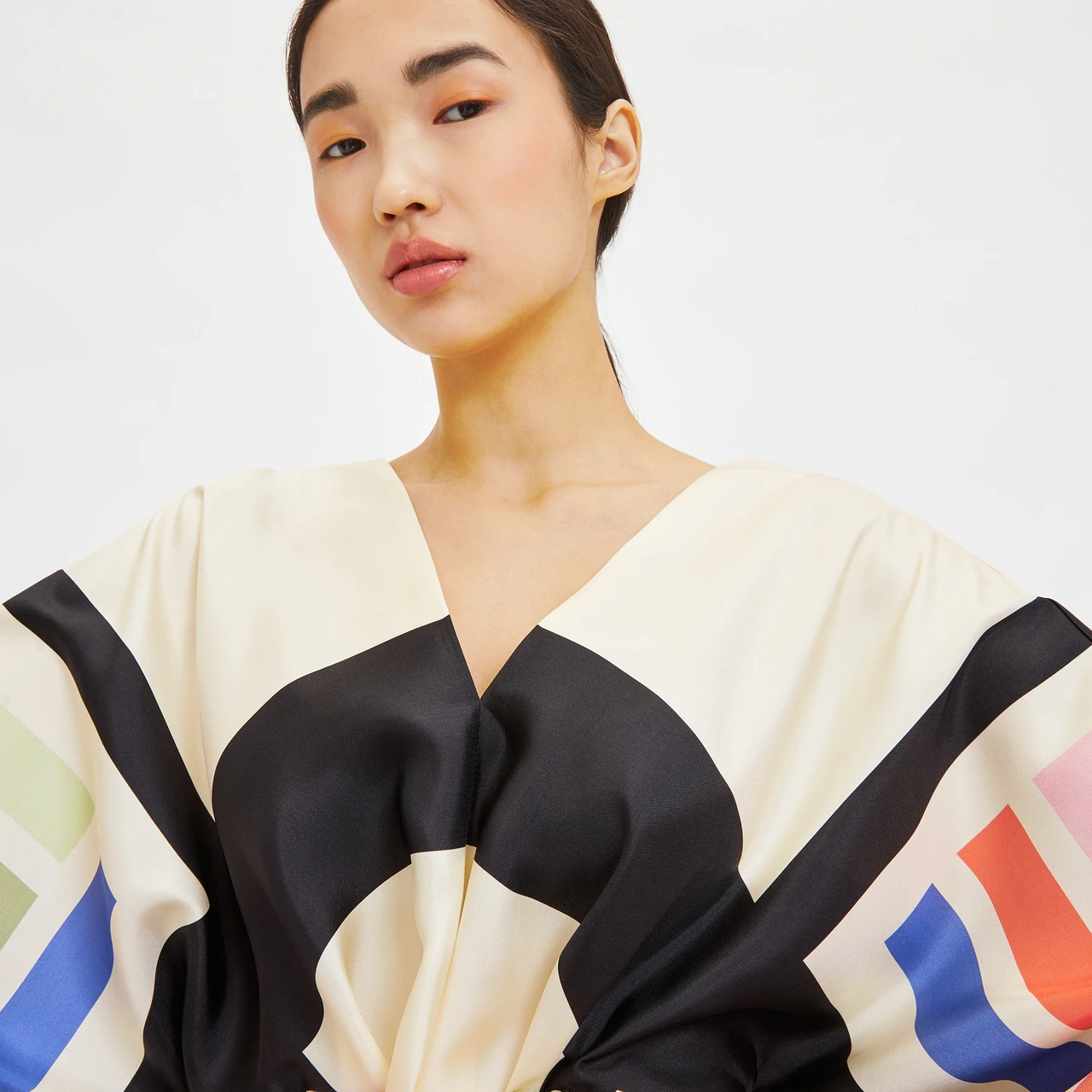 Soft Satin Silk Kaftan, Casual Wear Caftan For Women's