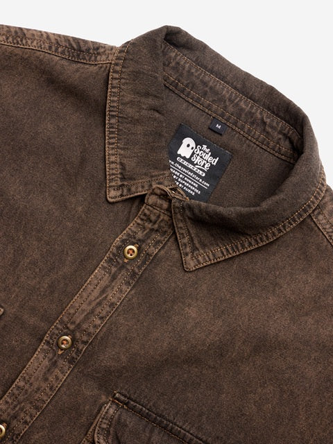 Classic Denim Light Cocoa Brown Shirts