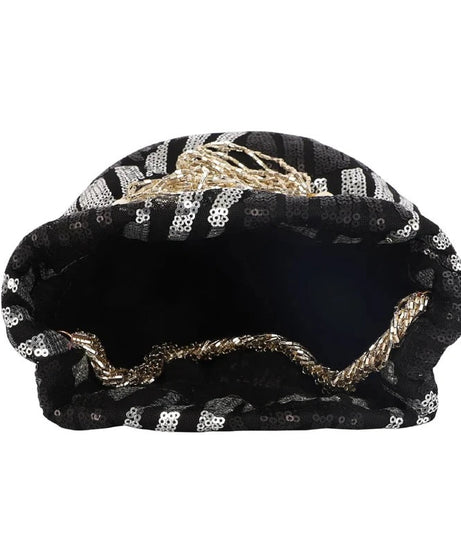 Women Sequence Work Handbag Potli Bag