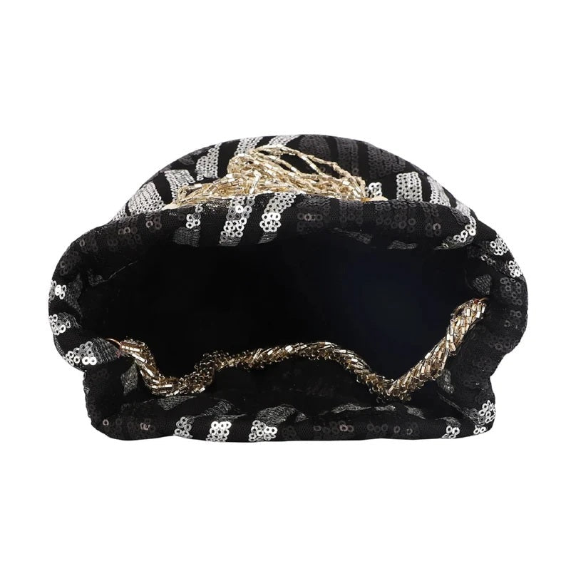 Women Sequence Work Handbag Potli Bag