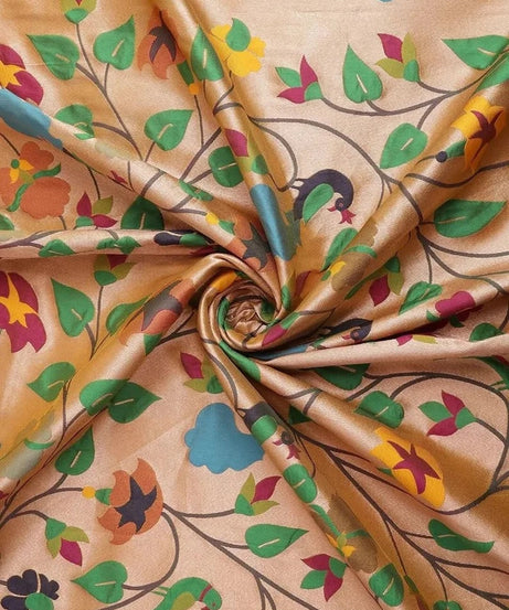 Traditional Banarasi Silk Saree with Gold Zari Weaving Sari & Blouse