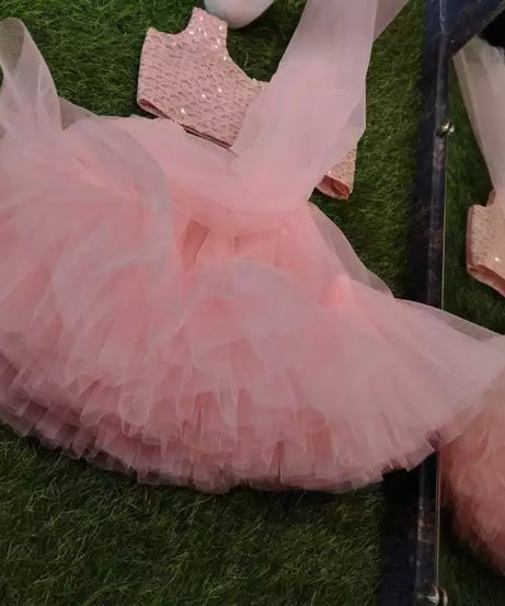 Heavy Net Full Flair Lehenga Dress