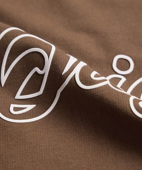 Racer Brown Oversized T-Shirts