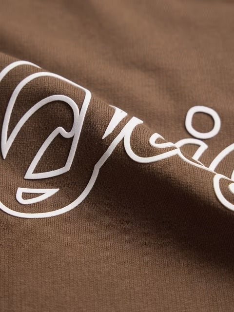 Racer Brown Oversized T-Shirts