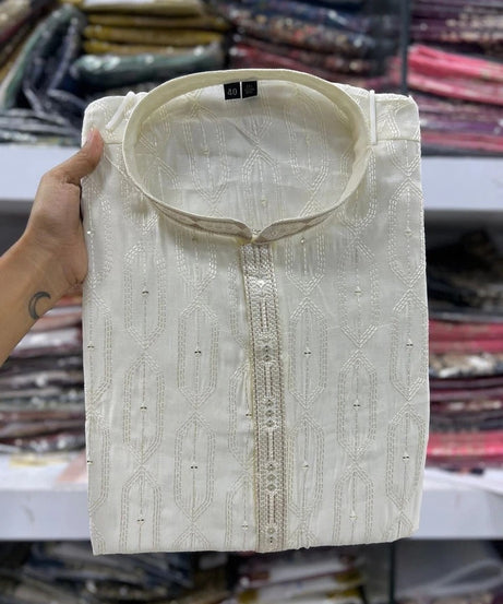 Premium Silk Kurta Pajama Set For Men's, Wedding Wear Pair For Men's