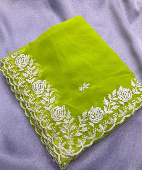 Classic New Traditional Soft Georgette Saree,Wedding Exclusive Sari