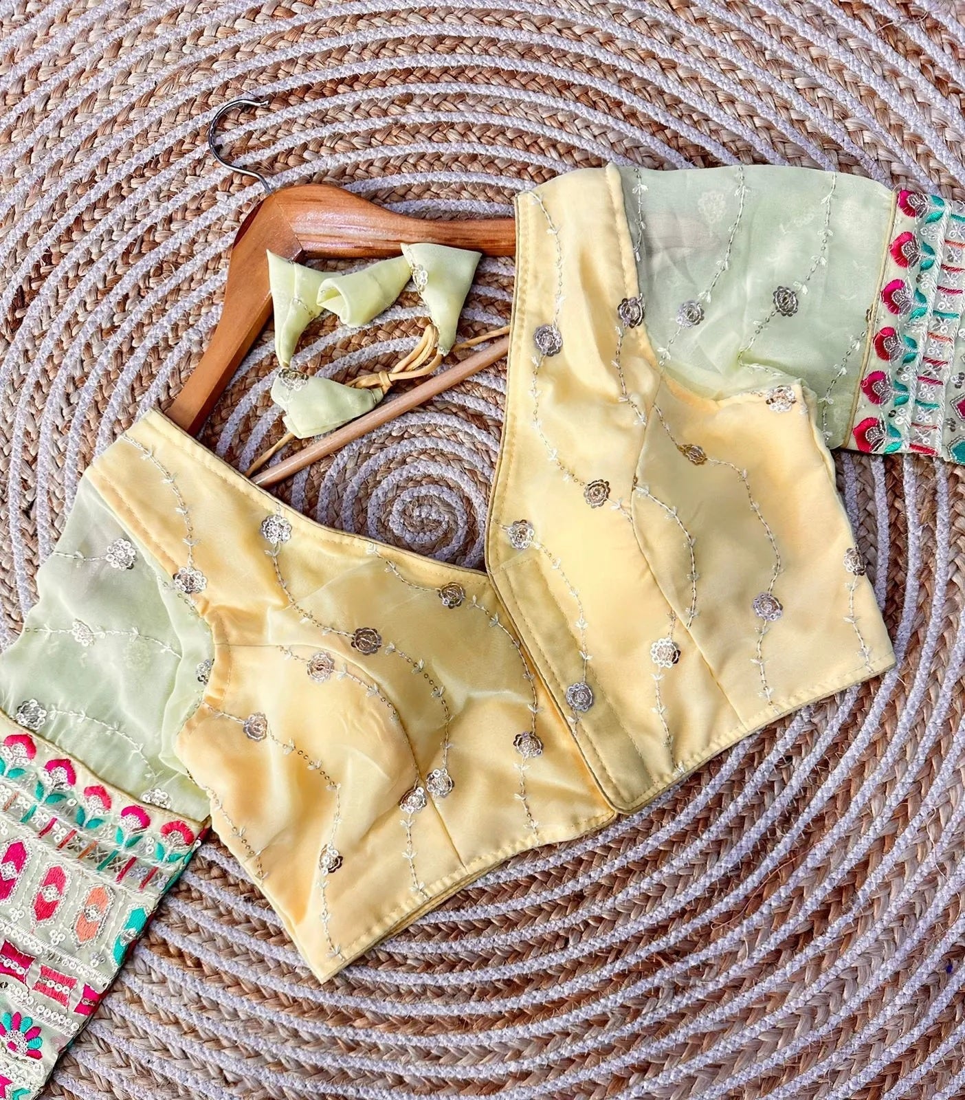 Full Stitched Milan Georgette Fancy Designer Traditional Look Blouse Choli