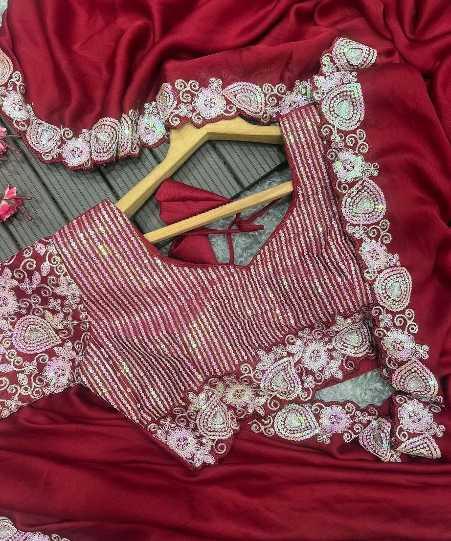 Soft Black Rangoli Silk Classic Wedding Saree,Party Wear Stylish Sari