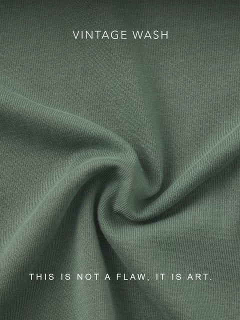 Green Wash Oversized T-Shirts