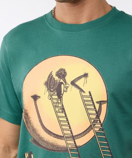 S.W.SMILEY  In Progress Men Relaxed Fit T-Shirts