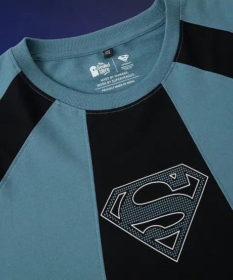 Superman Pixel Logo Oversized T-Shirts