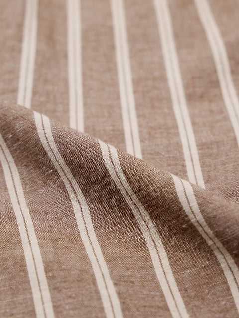 Stripes Dune Cotton Linen Shirts