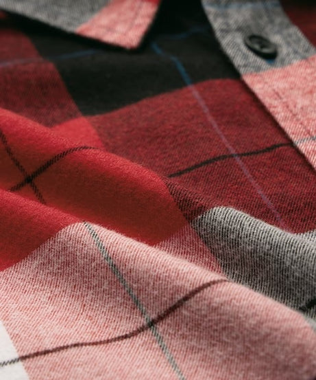 Plaid  Black, Blue and Red Men Relaxed Shirts