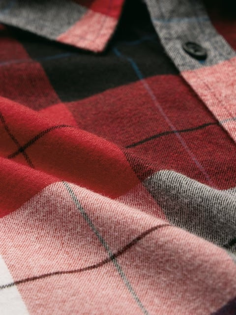 Plaid  Black, Blue and Red Men Relaxed Shirts