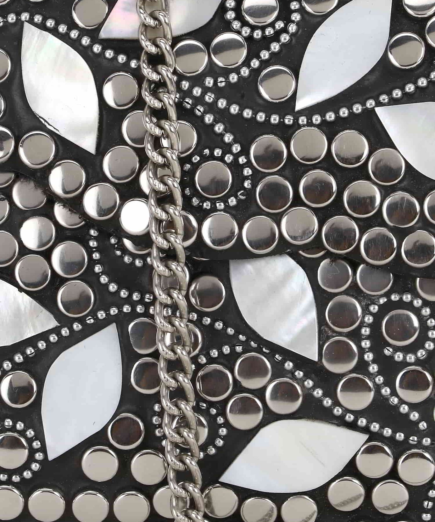 Mosaic Metal Botanical Mosaic Clutch