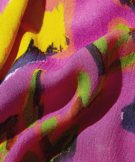 Textured Floral Bloom Women Boyfriend Shirts