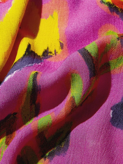 Textured Floral Bloom Women Boyfriend Shirts