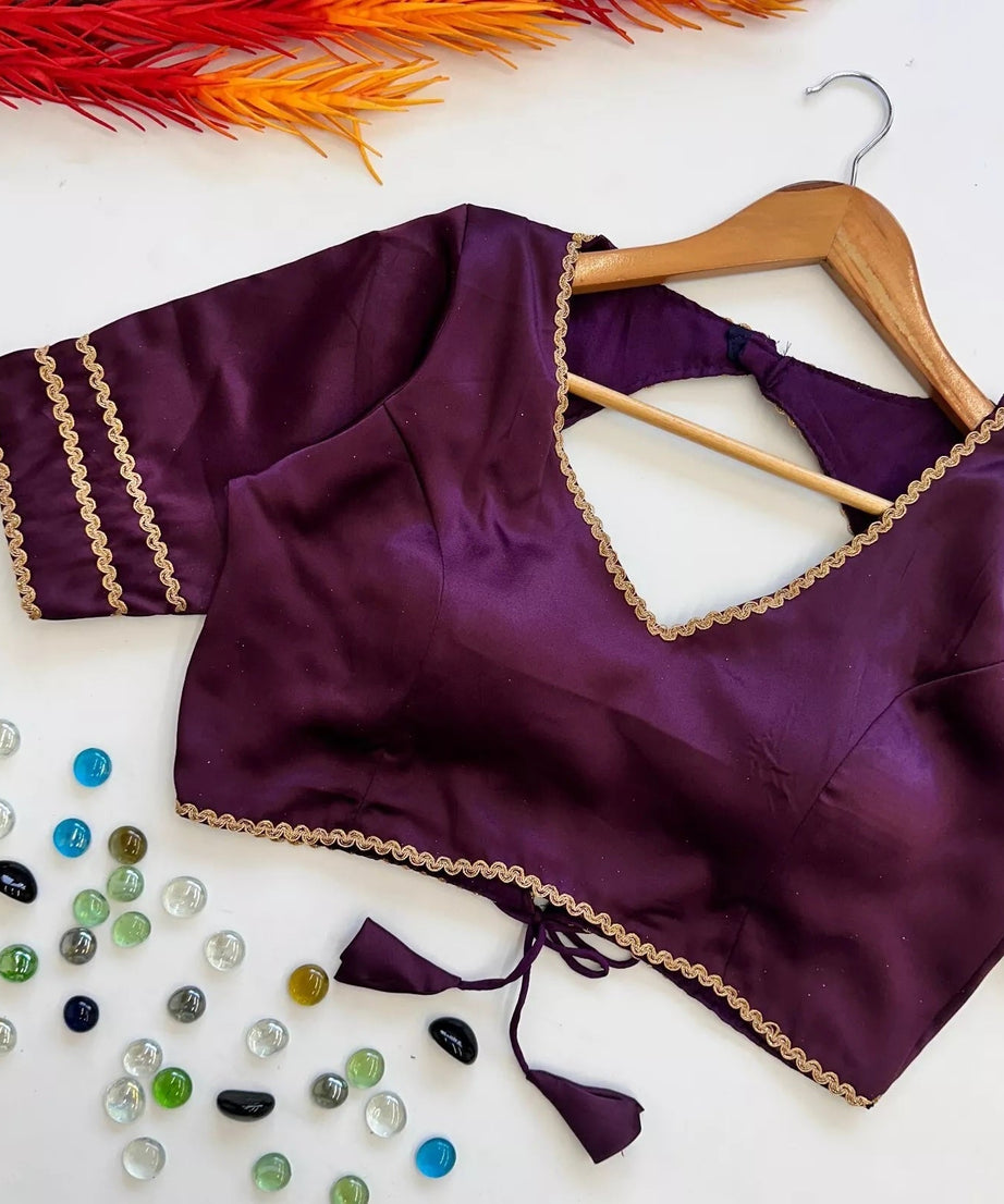 Wedding Special Stitched Manali Silk Blouse & Choli