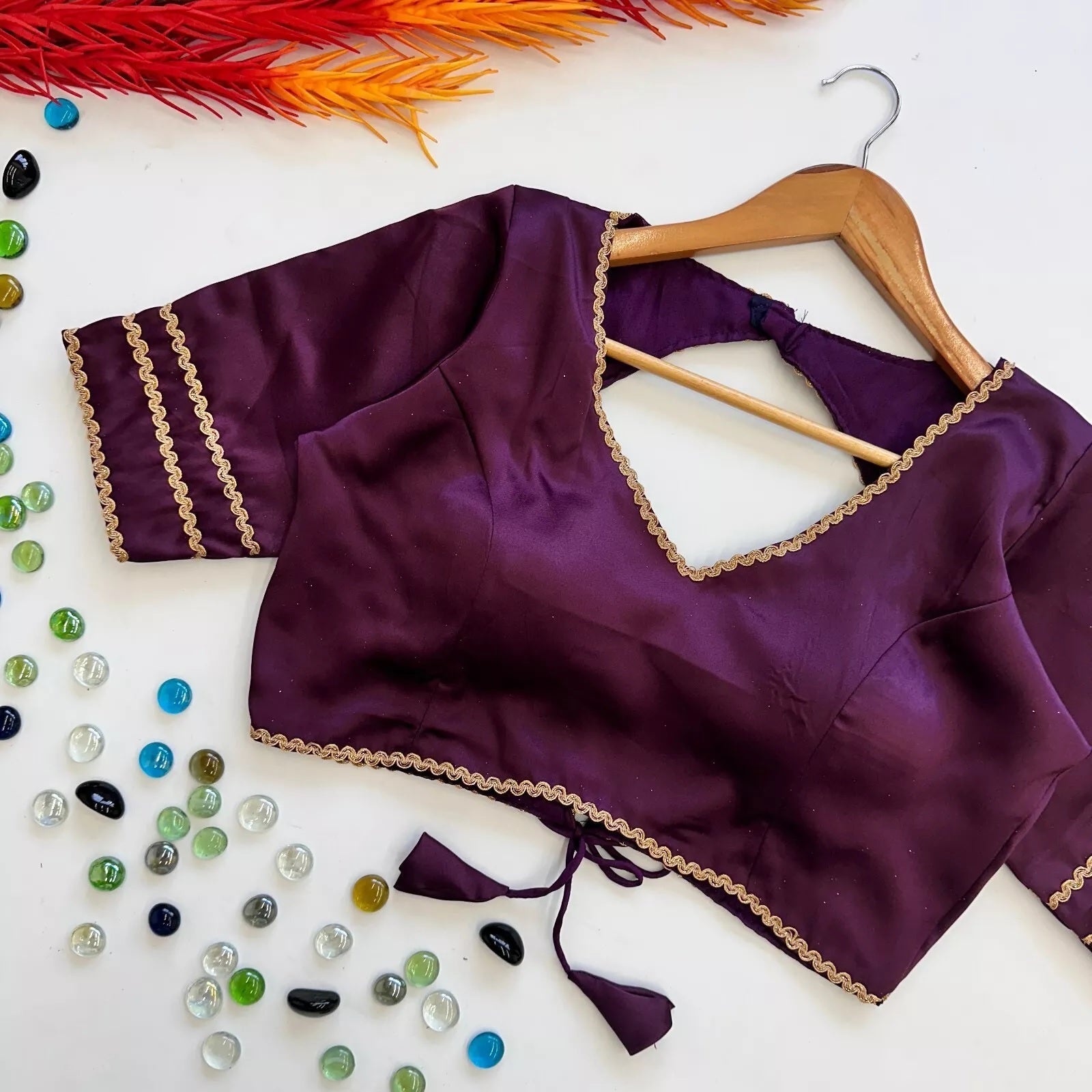 Wedding Special Stitched Manali Silk Blouse & Choli