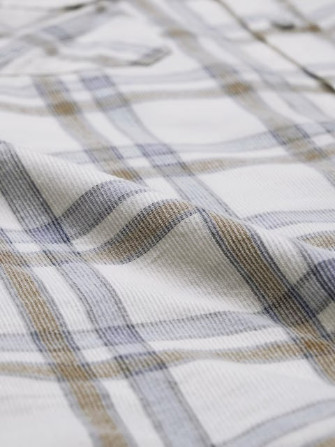 Plaid Glacier Men Textured Shirts