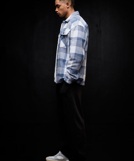 Plaid Shacket Arctic Men Flannel Shackets