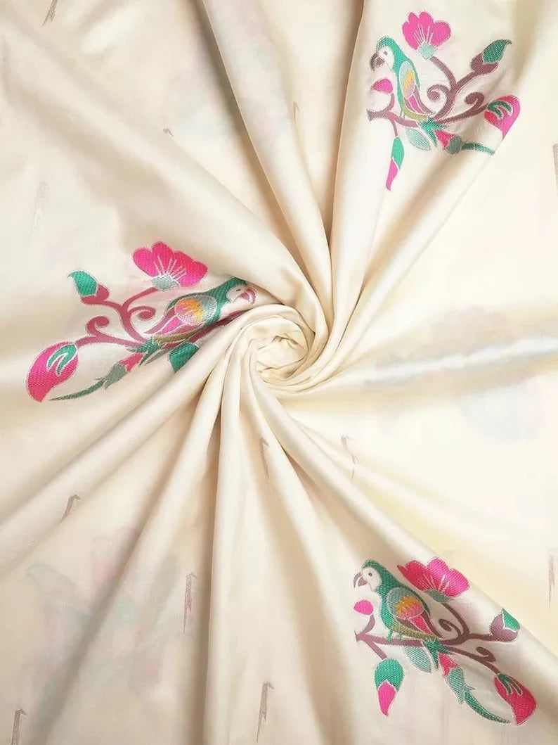 Pure Soft Banarasi Silk Heavy Saree With Blouse