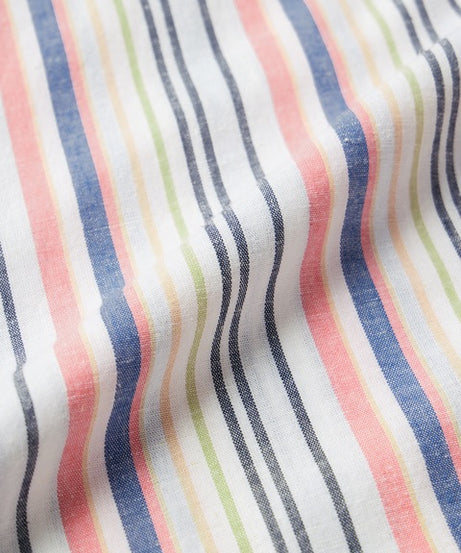 Stripes Prism Cotton Linen Shirts