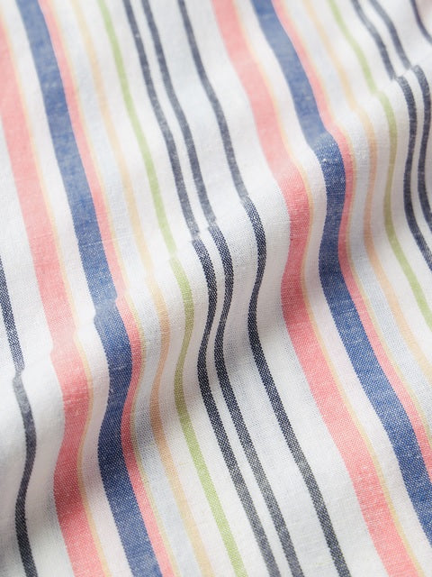 Stripes Prism Cotton Linen Shirts